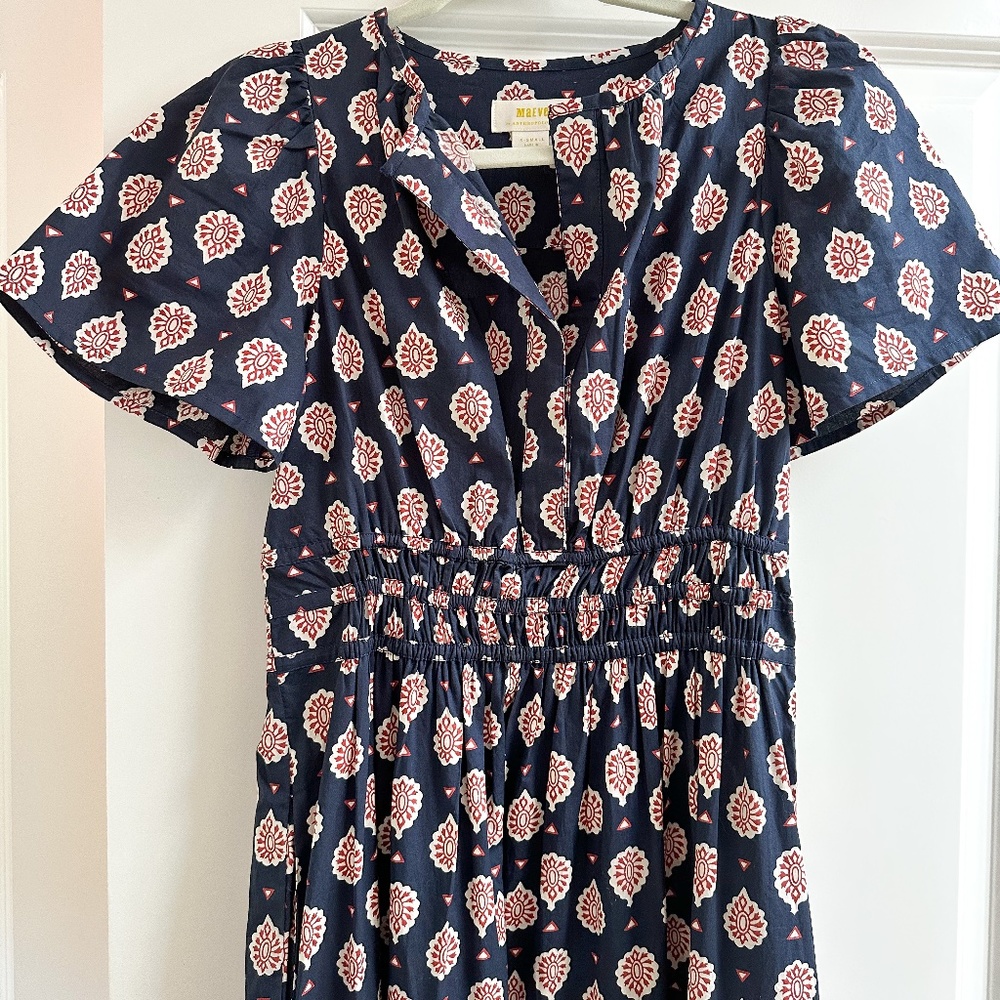 Anthropology Maeve Somerset Maxi Dress